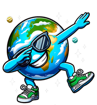 Funny Earth Dab Earth Day 2024 Dabbing Dance Valucap Bio-Washed Visor