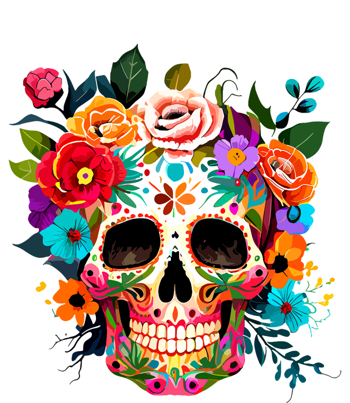 Cinco De Mayo Sugar Skull Day Of The Dead Mexican Fiesta T-Shirt