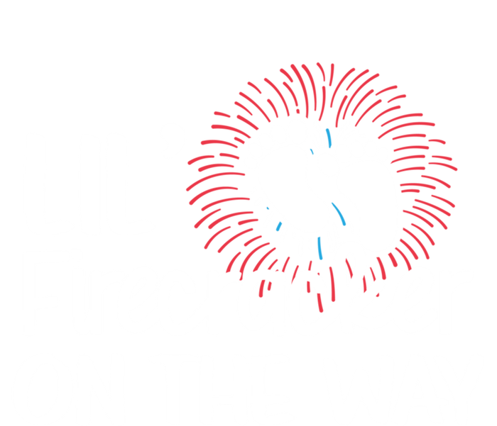 Lil Firecracker On The Way Us Feet Future Patriot Mom Gift Women's T-Shirt