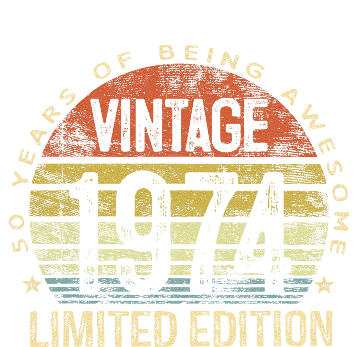 50 Year Old Gifts Vintage 1974 Limited Edition 50th Birthday T-Shirt