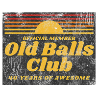 Funny 40th Birthday Old Balls Club 40 Years Of Awesome T-Shirt