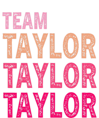 Girl Retro Taylor First Name Personalized Groovy Birthday Garment-Dyed Heavyweight T-Shirt