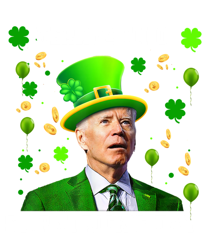 Merry 4th Of St Patricks Day Confused Funny Joe Biden Gift T-Shirt