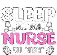 Sleep All Day Nurse All Night Night Shift Nurses Cool Gift 16 in Basic Backpack