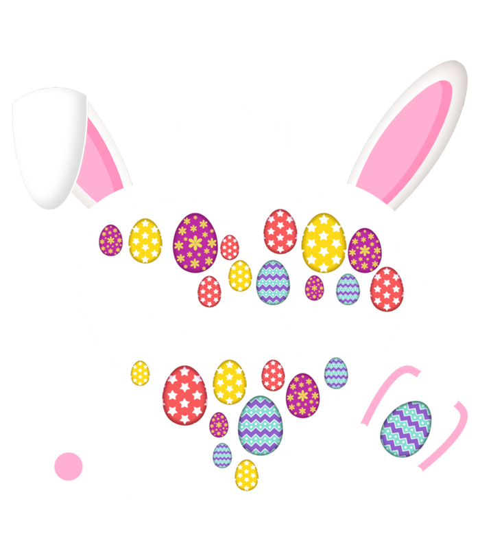 Stethoscope Heart L And D Nurse Easter Bunny Labor And Delivery Gift Full Zip Hoodie