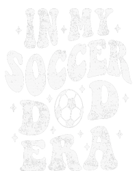 Fathers Day In My Soccer Dad Era Groovy Funny Cheer Dad Tie Dye Hoodie