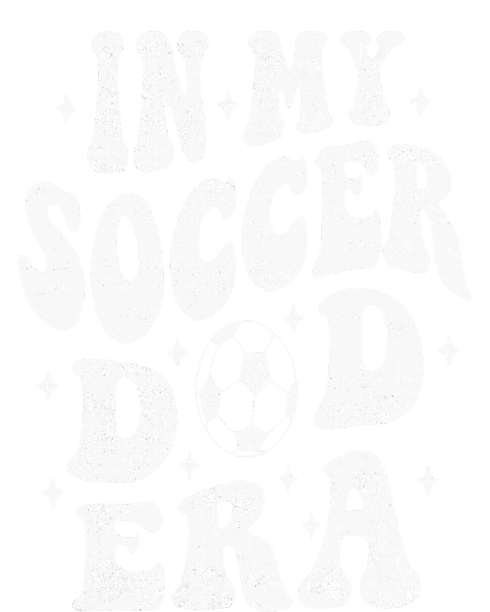 Fathers Day In My Soccer Dad Era Groovy Funny Cheer Dad Tie Dye Hoodie