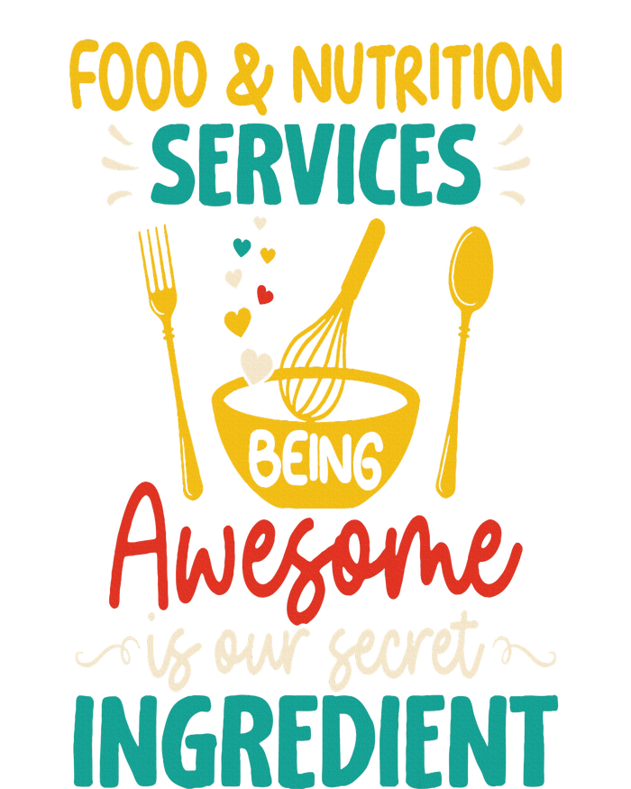 Food Nutrition Services Being Awesome Ingredient Lunch Lady Tall Hoodie