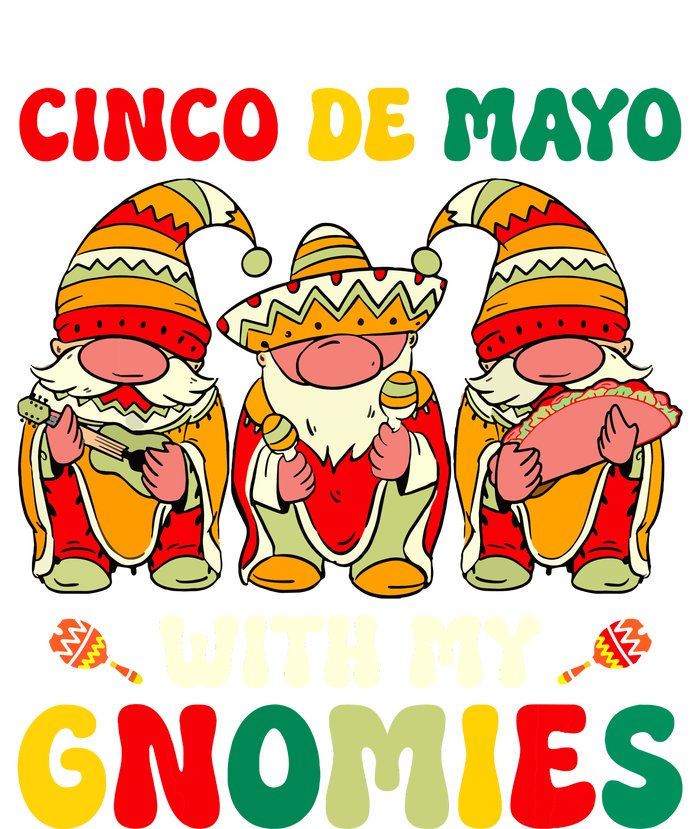 Funny Cinco De Mayo With My Gnomies Trio Gnomes Girl 16 in Basic Backpack