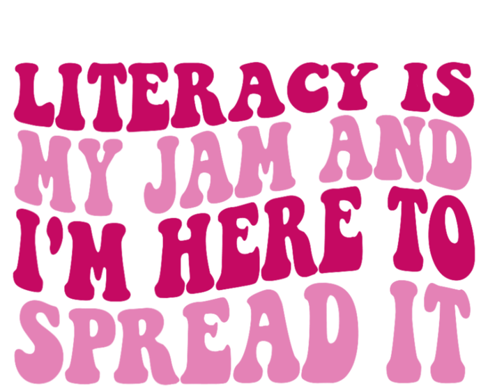 Funny Literacy Is My Jam And IM Here To Spread It Valucap Bio-Washed Visor