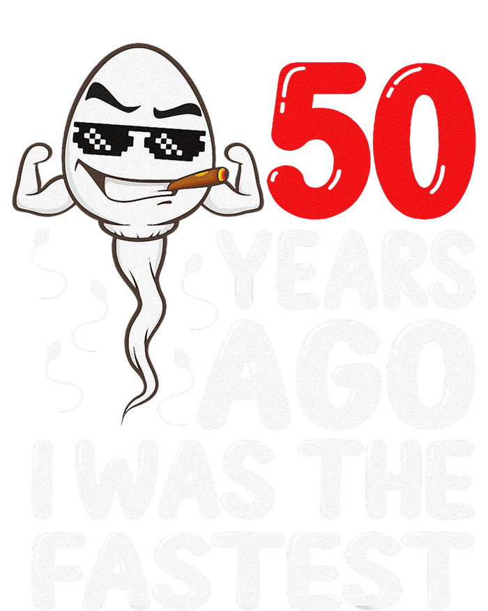 50th Birthday Gag Dress 50 Years Ago I Was The Fastest Funny T-Shirt