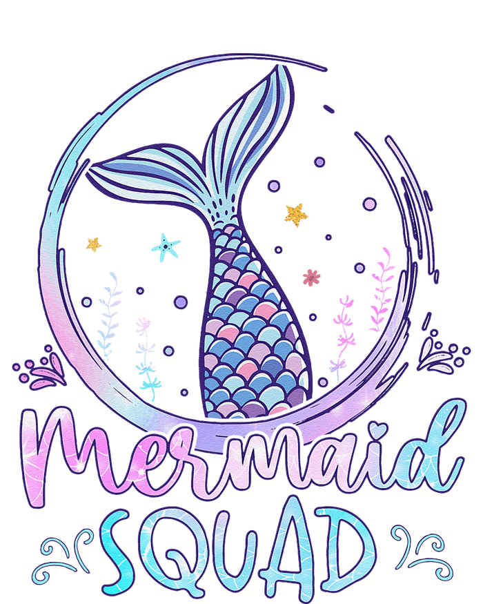 Mermaid Birthday Squad Party Girl Women Mermaid Adult ChromaSoft Performance T-Shirt