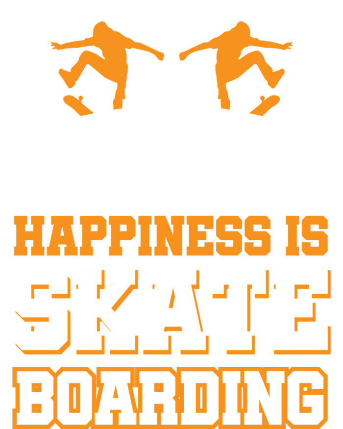 The Secret To Happiness Is Skateboarding Gift Ladies Essential Tank