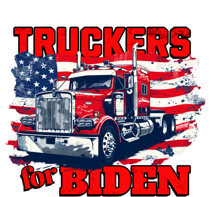 Truckers For Biden Trucks Truck Driving American Flag Gift USA-Made Snowflake Beanie