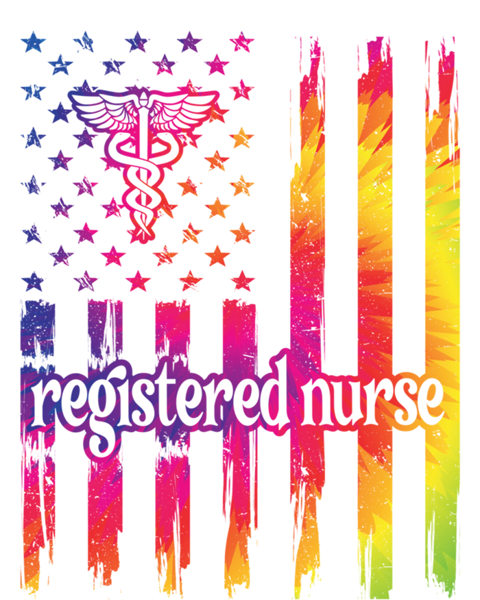 Registered Nurse Us Flag Rn Registered Nursing Gift Ladies Essential Flowy Tank