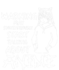 Warning May Start Talking About Anime Toddler Fine Jersey T-Shirt