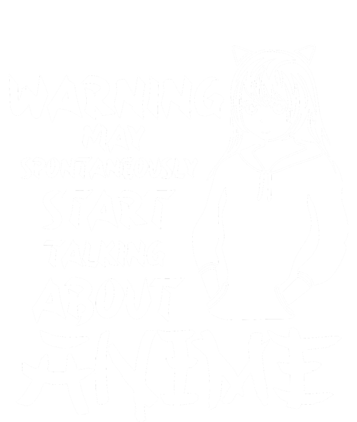 Warning May Start Talking About Anime Toddler Fine Jersey T-Shirt