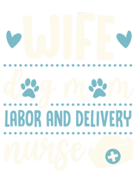 Wife Dog Mom Labor And Delivery Nurse Valentines Day Love Gift Tie Dye Hoodie