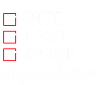 Wife Mom Nurse Superhero MotherS Day Cool Gift Stripe Pom Pom Beanie