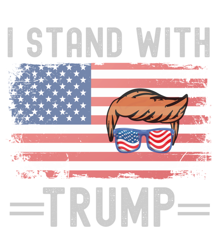 Great I Stand With Trump American Flag Vintage Cool Gift T-Shirt