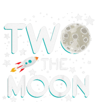 Two The Moon 2nd Birthday Gift For 2 Year Old Performance Fleece Hoodie