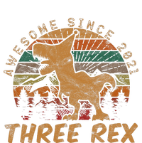 Three Rex 3rd Birthday Gift Third Dinosaur 3 Year Old T-Shirt