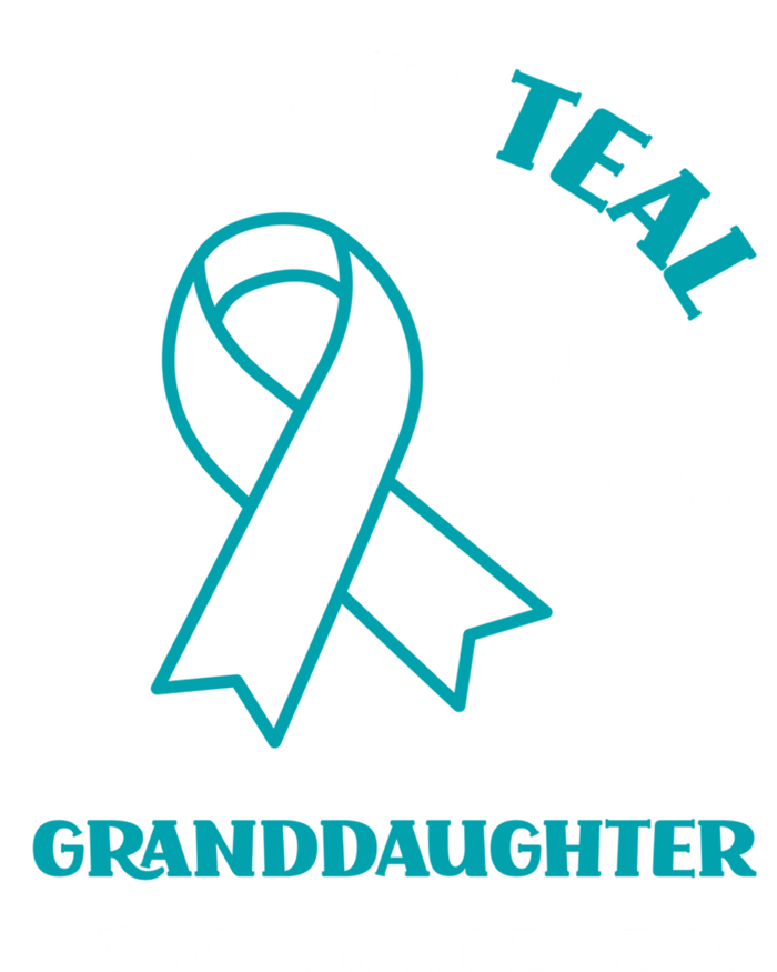 I Wear Teal For My Granddaughter Ptsd Awareness Funny Gift Ladies Long Sleeve Shirt