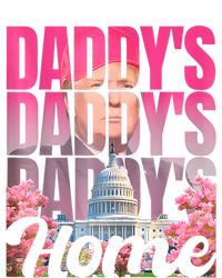 Funny Daddys Home Trump Pink 2024 Take America Back 2024 Flat Bill Trucker Hat