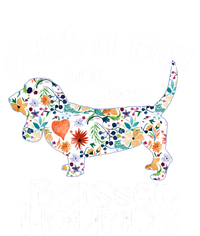 Cute Just A Girl Who Loves Basset Hounds Gift Women's Perfect Tri Rocker Tank