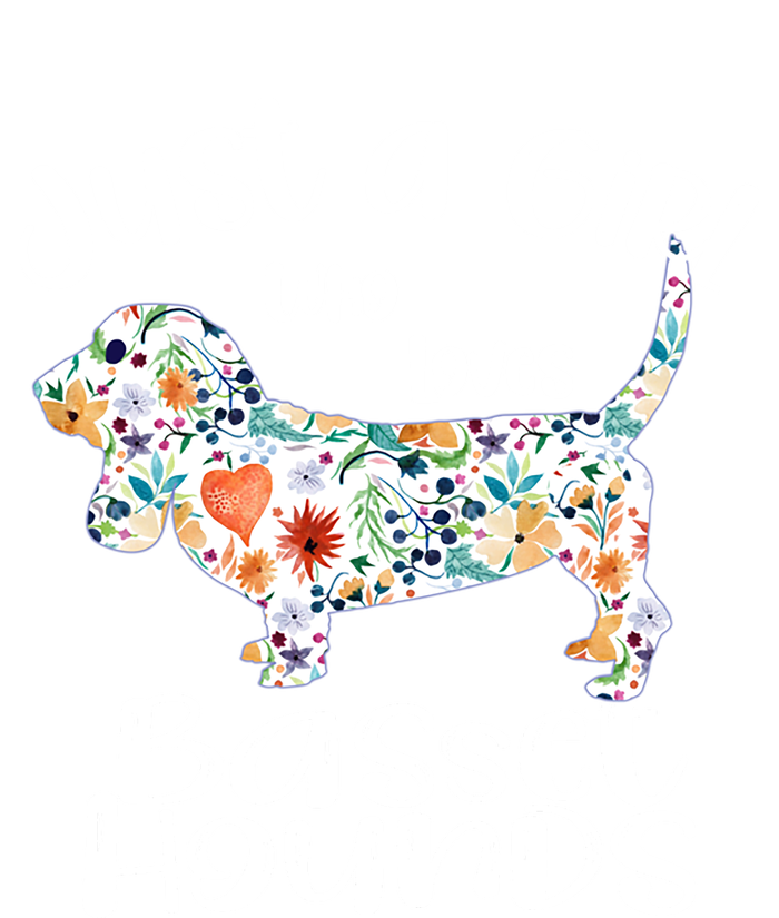 Cute Just A Girl Who Loves Basset Hounds Gift Women's Perfect Tri Rocker Tank