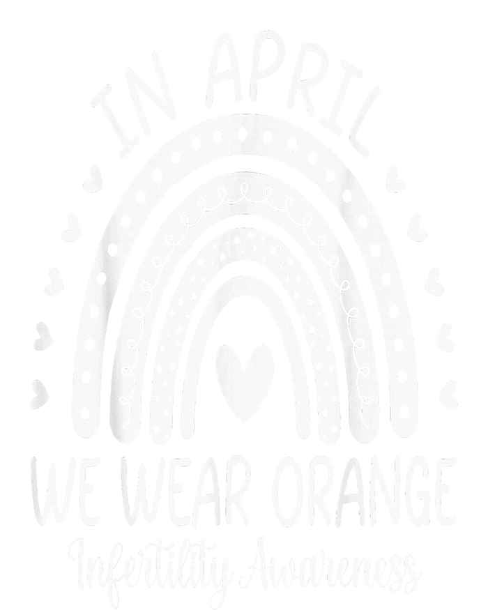 In April We Wear Orange Infertility Awareness Week PosiCharge RacerMesh Polo