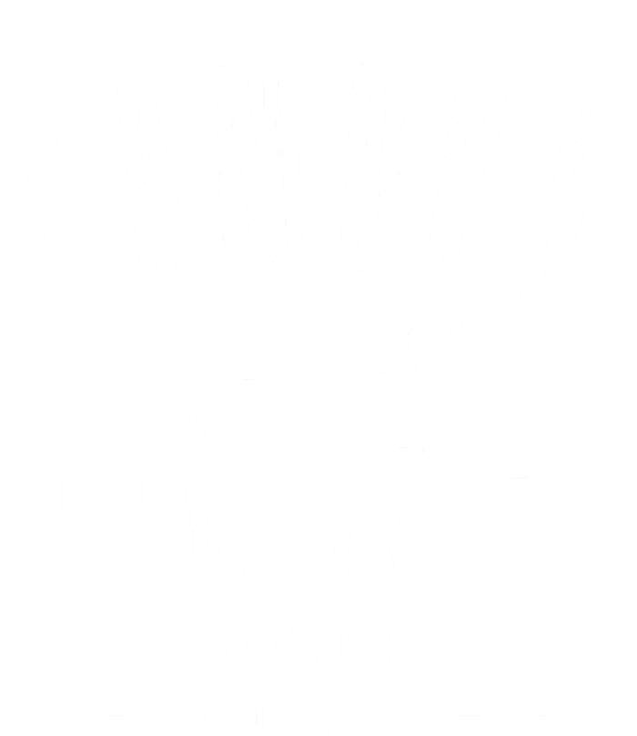 Women Camden Maine Usa With Moose Design Souvenir T-Shirt