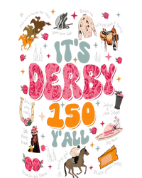 Retro Its Derby 150 Yall 150th Horse Racing Ky Derby Day V-Neck T-Shirt