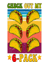 Retro Taco Check Out My 6 Pack Six Pack Mexican Groovy Tank Top