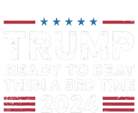 Trump Ready To Beat Them A 3rd Time 2024 Youth Performance Sprint T-Shirt