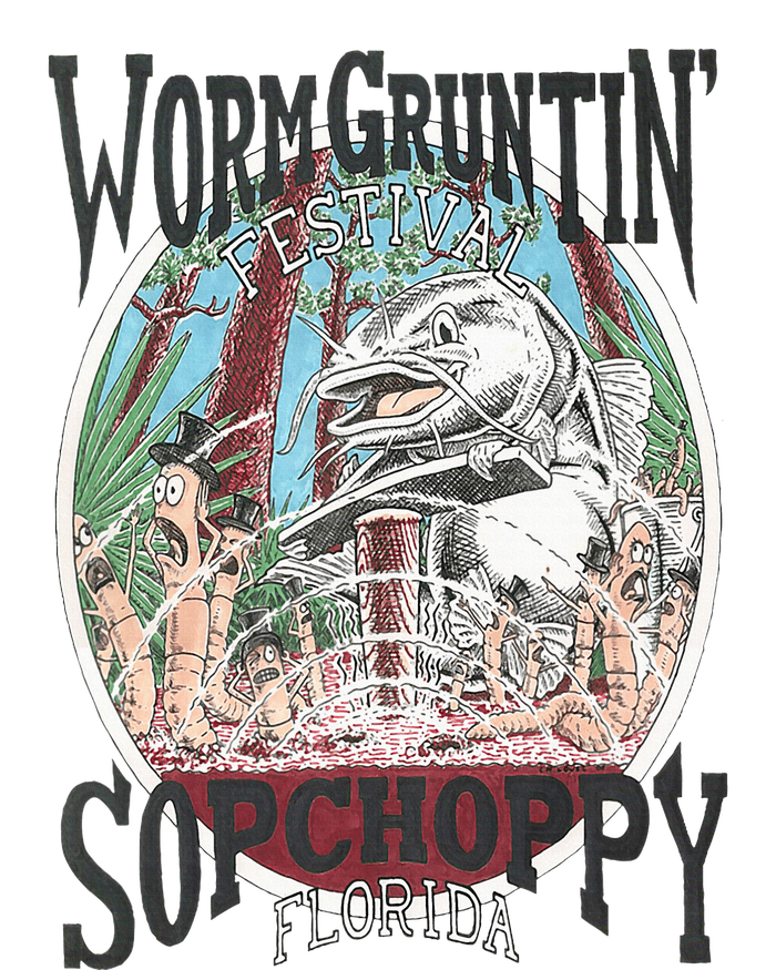 2005 Sopchoppy Worm Grunting Festival T-Shirt