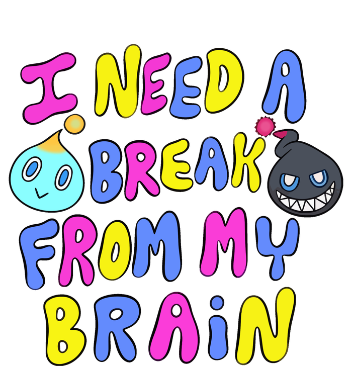 I Need A Break From My Brain Women's Pullover Hoodie