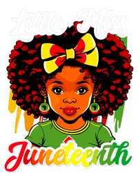 Little Miss Juneteenth Girl Black History Kids Hoodie