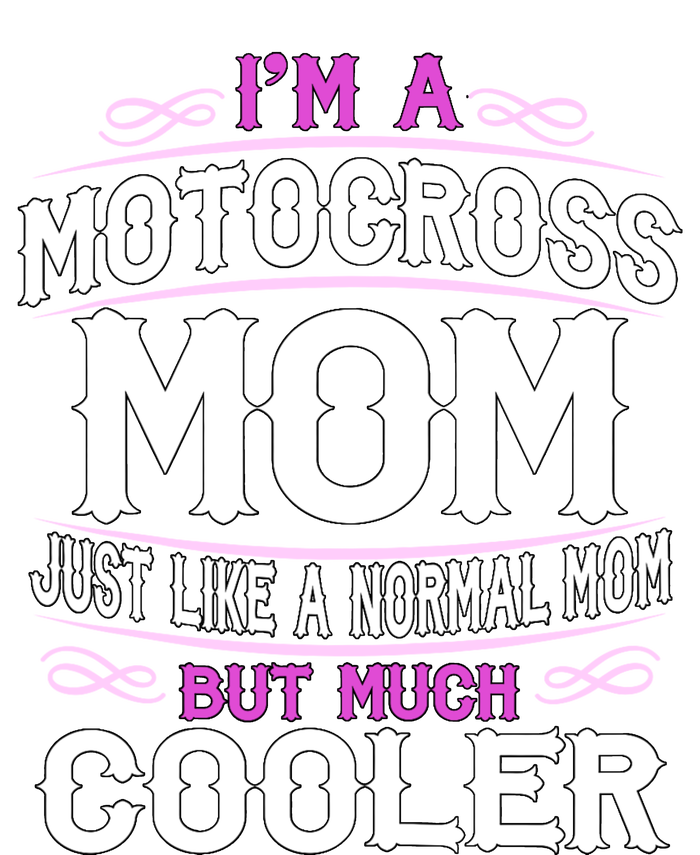 Cute Sporting Mom Gift Motocross Mom T-Shirt