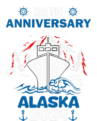 25th Anniversary Wedding Alaska Cruise 2024 Ladies Long Sleeve Shirt