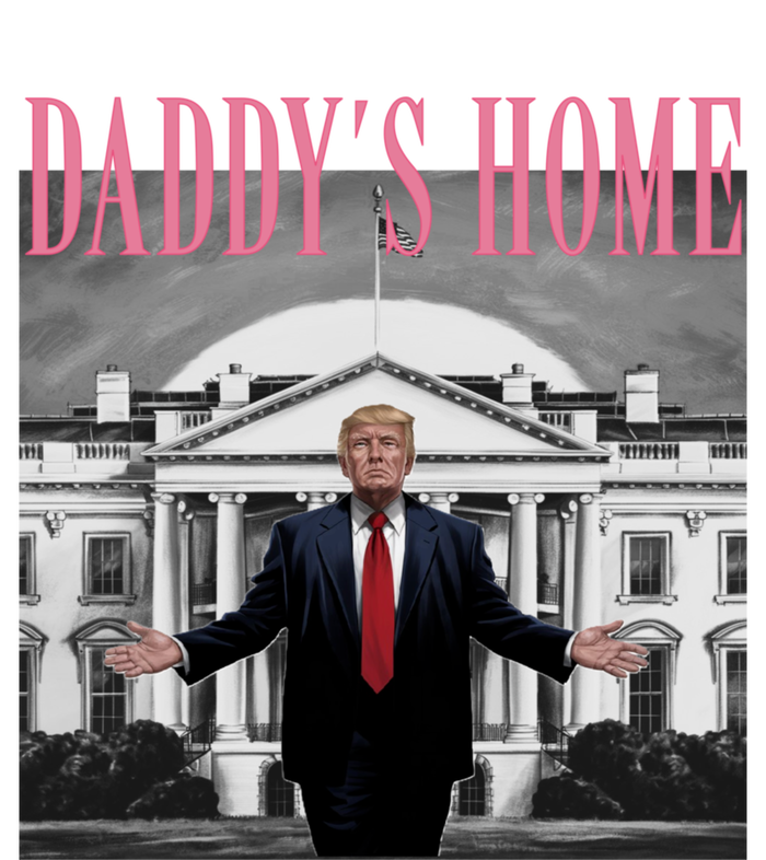 Funny Trump Pink Daddys Home  Trump 2024 Button