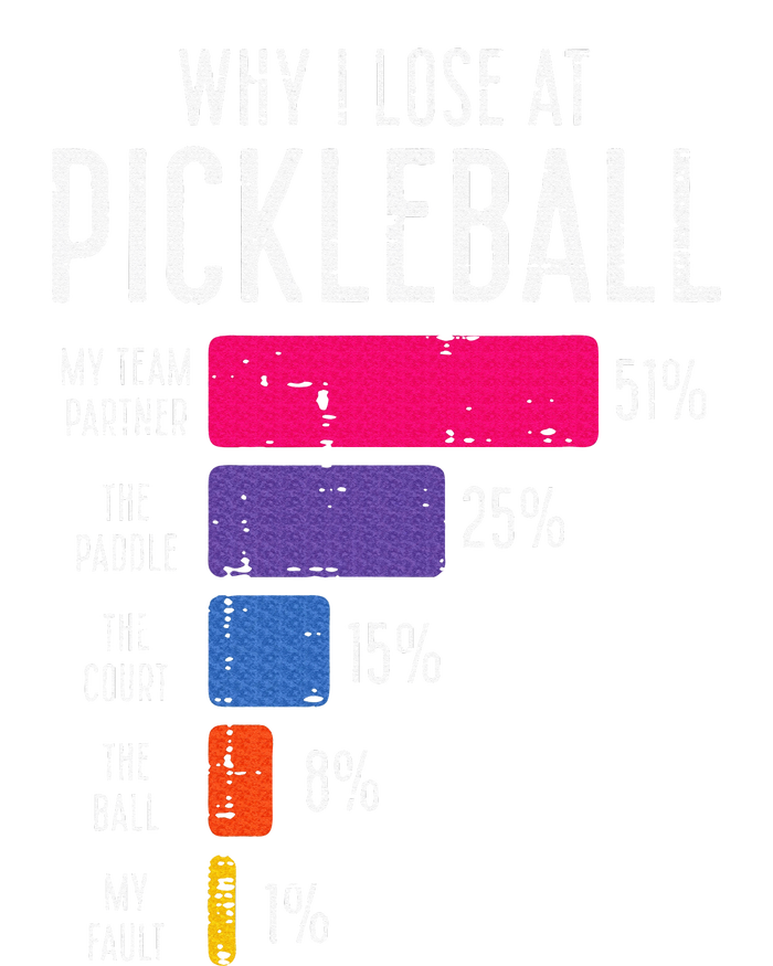 Why I Lose At Pickleball T-Shirt