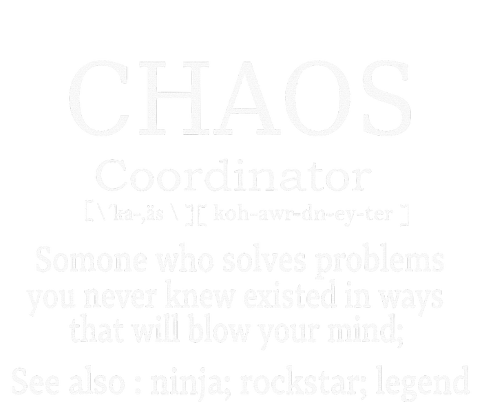 Chaos Coordinator Boss Wo Lady Professional Day Tie-Dye T-Shirt