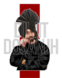 Diljit Dosanjh Punjabi Singer Desi Apparel Punjabi Kids T-Shirt