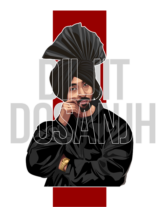 Diljit Dosanjh Punjabi Singer Desi Apparel Punjabi Kids T-Shirt