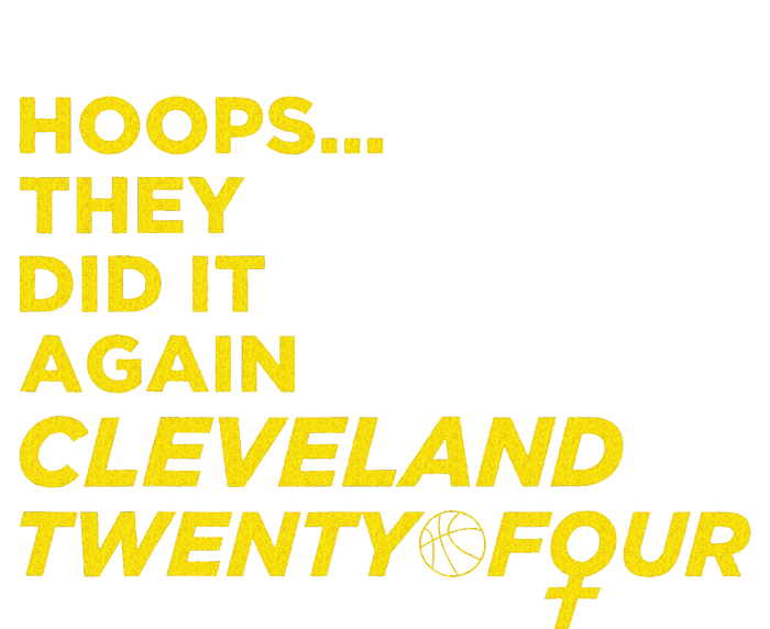 Hoops They Did It Again Cleveland Twenty Four Ladies Essential Tank