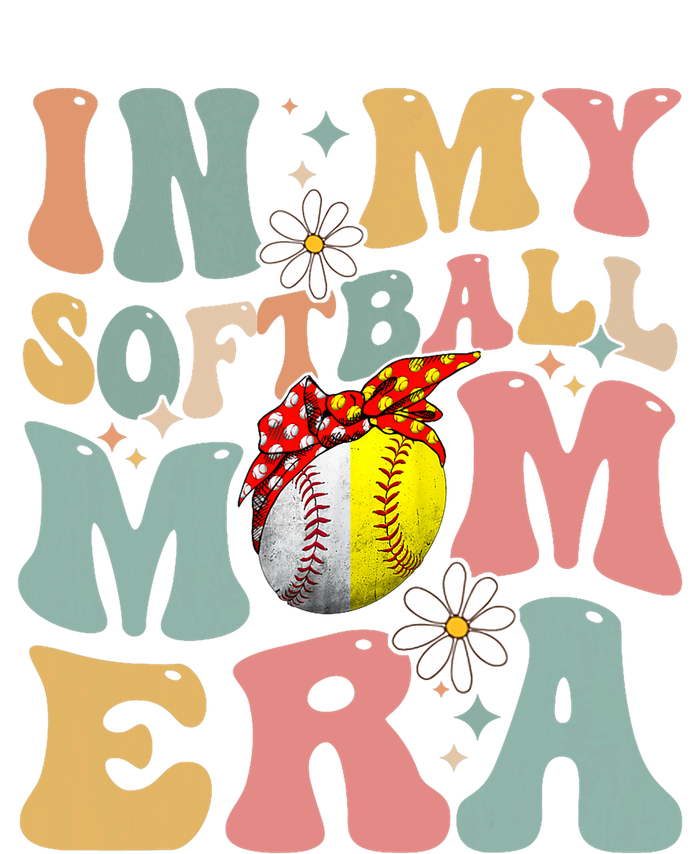 In My Softball Mom Era Funny Softball Mama MotherS Day Gift Tie-Dye T-Shirt