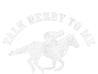 Talk Derby To Me Horse Racing Bumper Sticker