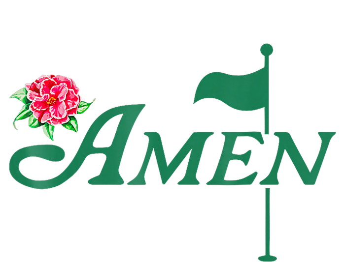 Amen Azalea Golf Masters Floral Golfing Enthusiast Design Full Zip Hoodie