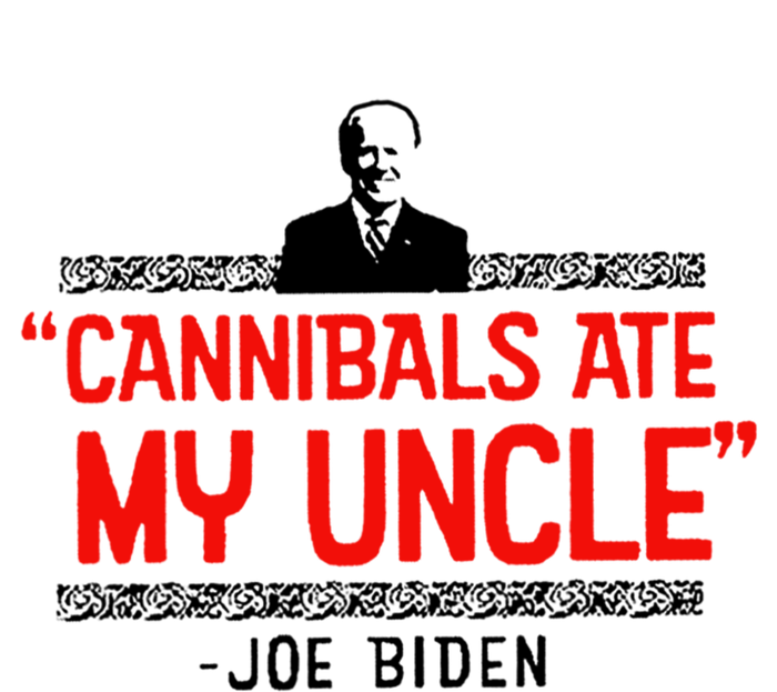 Cannibals Ate My Uncle Funny Joe Biden Aluminum Water Bottle